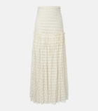 Ulla Johnson Aris cotton-blend lace maxi skirt