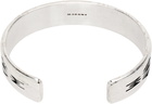 Isabel Marant Silver Engraved Bracelet