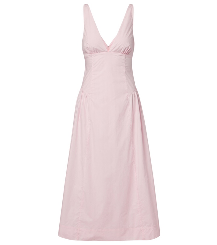 Photo: Posse Lindie cotton poplin midi dress