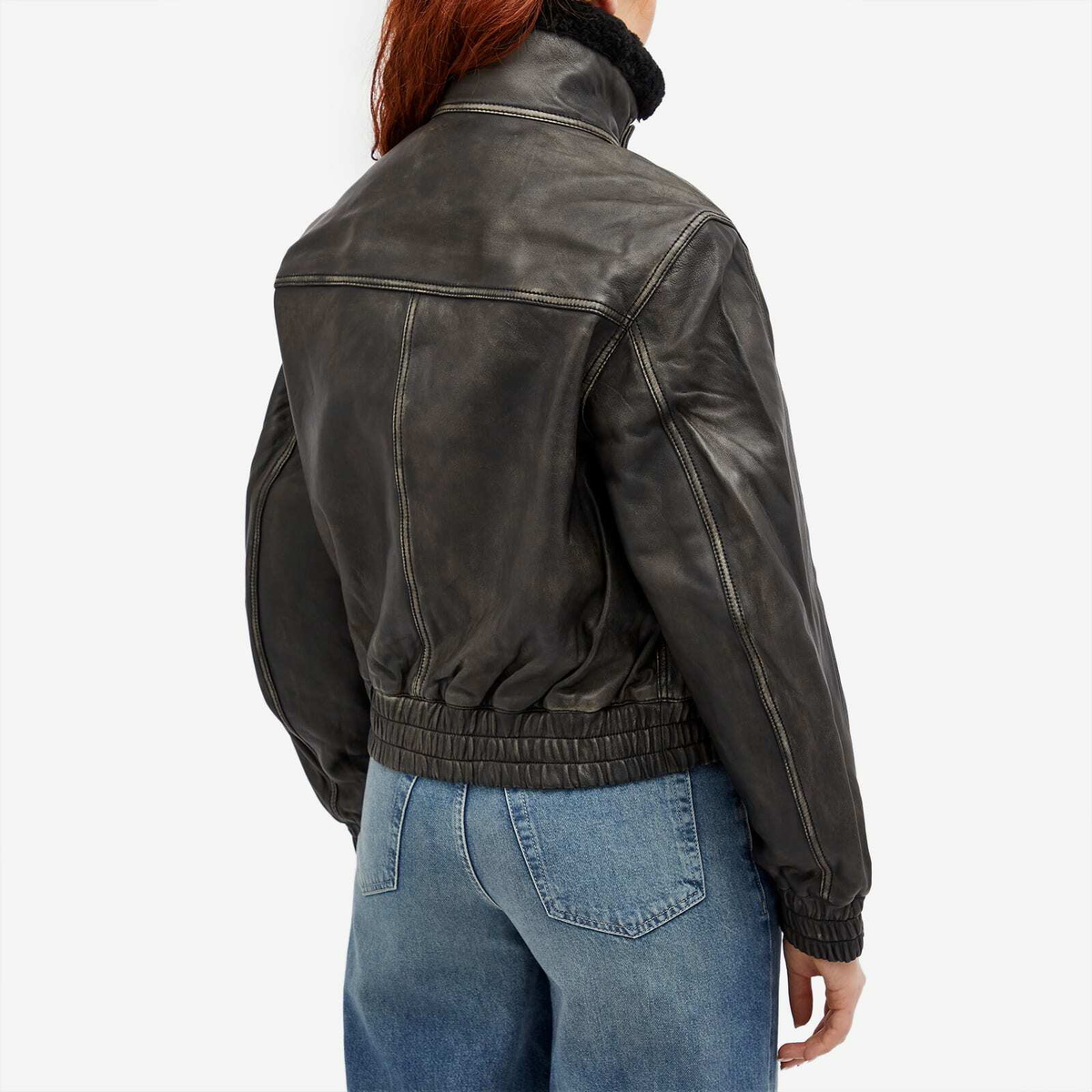 Samsøe Samsøe Women's Samsoe Samsoe Samedow Bomber Jacket in Washed Black Olive