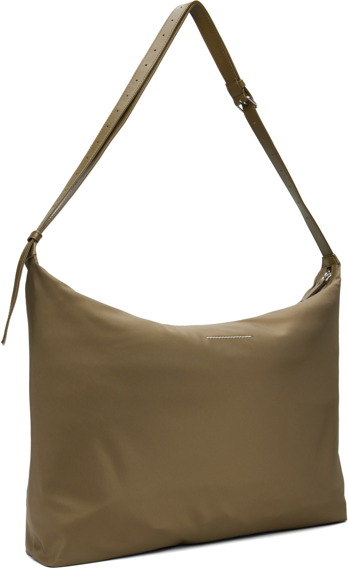 MM6 Maison Margiela Khaki Big Numeric Crossbody Bag