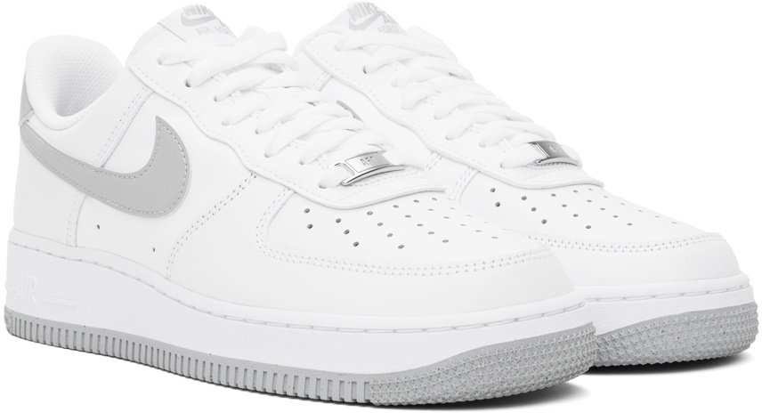 nike air force white and gray
