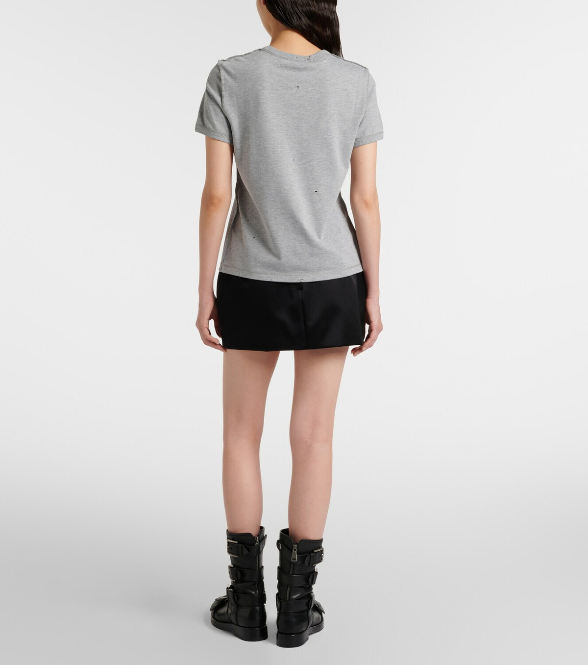 Dolce&Gabbana Printed cotton-blend jersey T-shirt