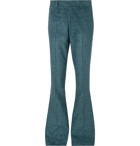 AMIRI - Metallic Velvet-Jacquard Trousers - Blue