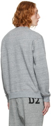 Dsquared2 Gray Red Ciro Sweatshirt