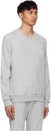 Ermenegildo Zegna Grey Logo Sweatshirt