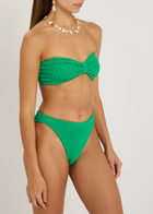 Hunza G Jean Seersucker Bikini - Green - One Size
