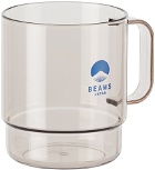 BEAMS JAPAN Brown Logo Stacking Mug