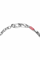 Diesel Stainless steel multi-wear chain - Necklaces - Unisex - Silver