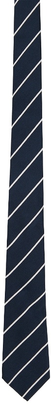 Photo: Paul Smith Navy Striped Tie