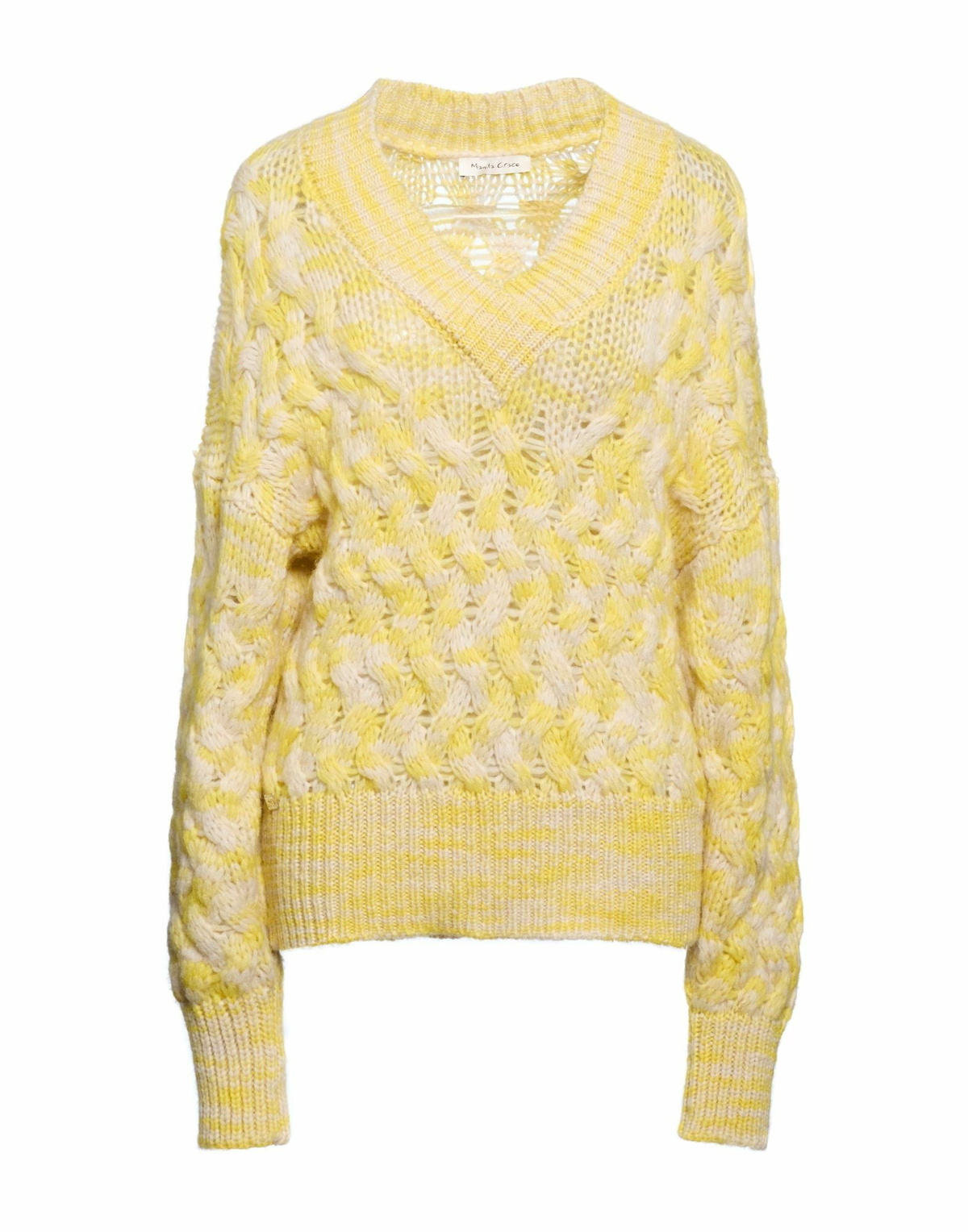 Manila Grace Womens Sweater in Yellow