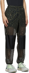 Nike Black & Green Dri-FIT Happy Arachnid Lounge Pants