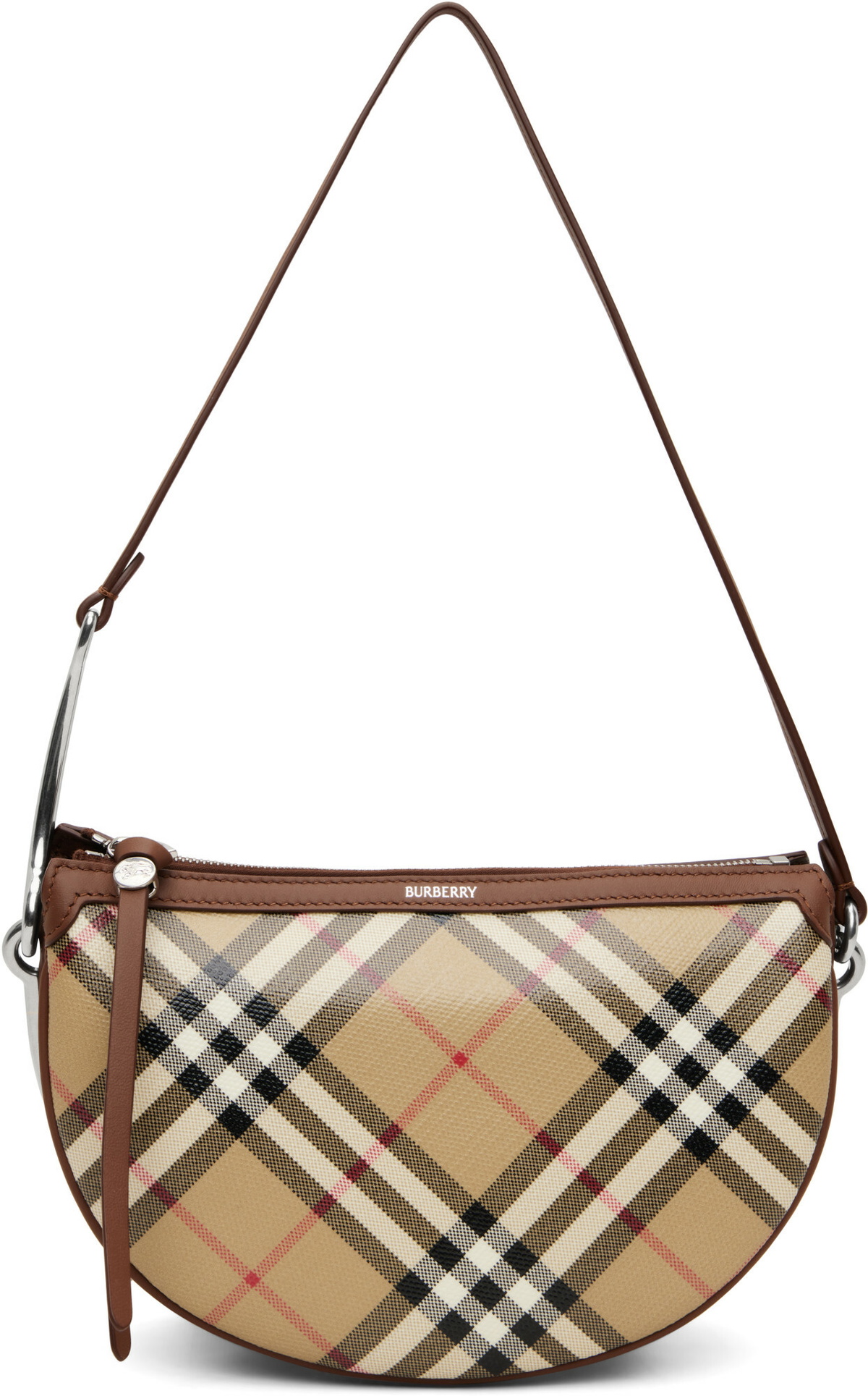 Burberry Beige Small Bridle Saddle Bag