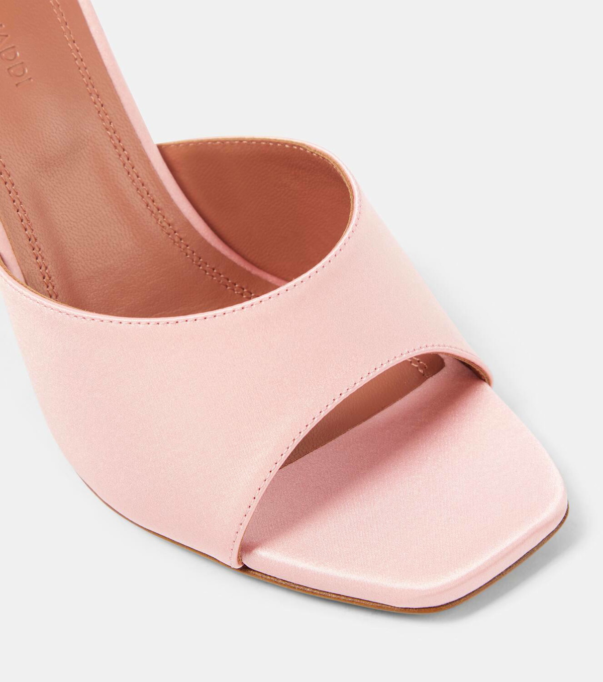 Amina Muaddi Lupita 95 satin mules Amina Muaddi