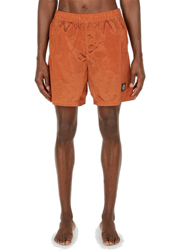 Photo: Ripstop Logo Swim Shorts in Orange