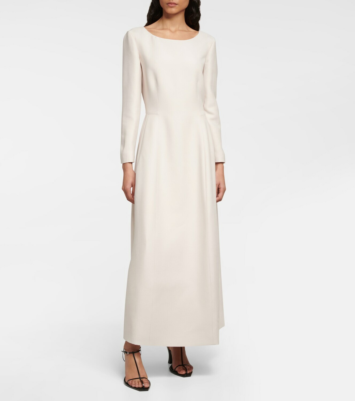 The Row Lilibet wool and silk midi dress The Row