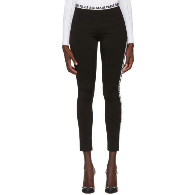 Photo: Balmain Black Simple Leggings