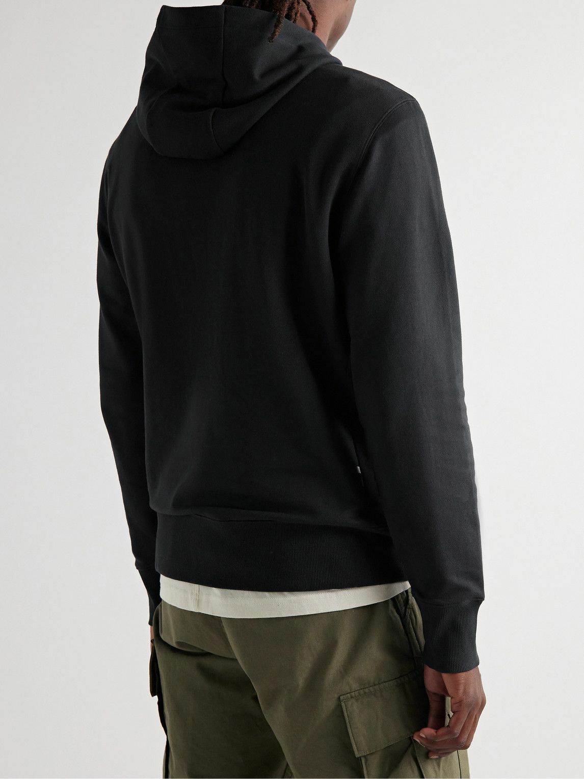 Rapha Men's Logo Pullover Hoody in Charcoal Marl Rapha