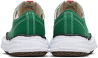 Maison MIHARA YASUHIRO Green Peterson OG Sole Canvas Low-Top Sneakers