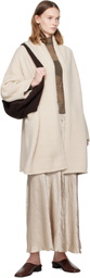 Lauren Manoogian Beige New Luster Maxi Skirt