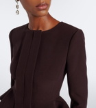 Roland Mouret Peplum crêpe jacket