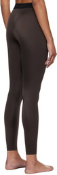 TOM FORD Brown Lustrous Signature Leggings