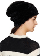Nicholas Daley Black Fuzzy Beanie