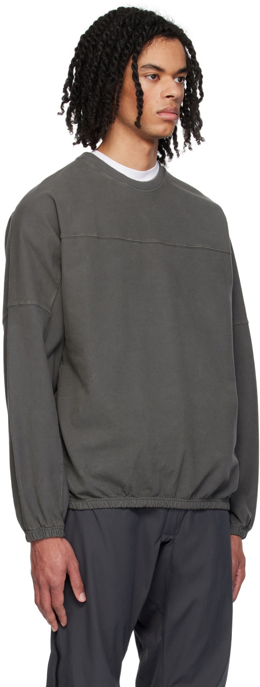 GR10K Gray Paneled Sweatshirt