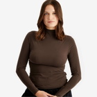 SKIMS Women's Fits Everybody Turtleneck Top in Cocoa