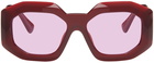 Versace Burgundy Medusa Sunglasses