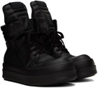 Rick Owens Black Mega Bumper Geobasket Sneakers