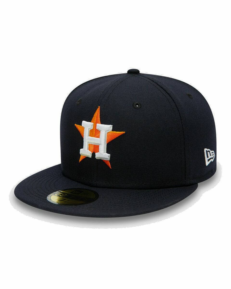 Photo: New Era Acperf Emea Houston Astros 5950 Otc Blue - Mens - Caps
