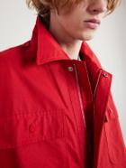 BODE - Hunting Waxed-Cotton Jacket - Red