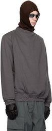 BRYAN JIMENÈZ Gray Insulated Sweatshirt