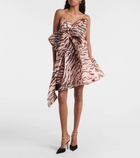 Zimmermann Matchmaker bow-detail silk minidress