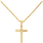 Emanuele Bicocchi Gold Cross Pendant Necklace