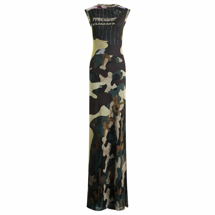 Photo: Ottolinger Women's Mesh Maxi Gown in Morph Camo