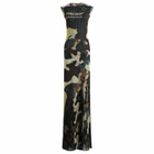 Ottolinger Women's Mesh Maxi Gown in Morph Camo