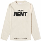 ERL Unisex For Rent Sweater in White