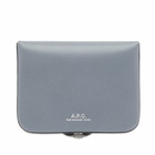 A.P.C. Men's Josh Wallet in Steel Grey