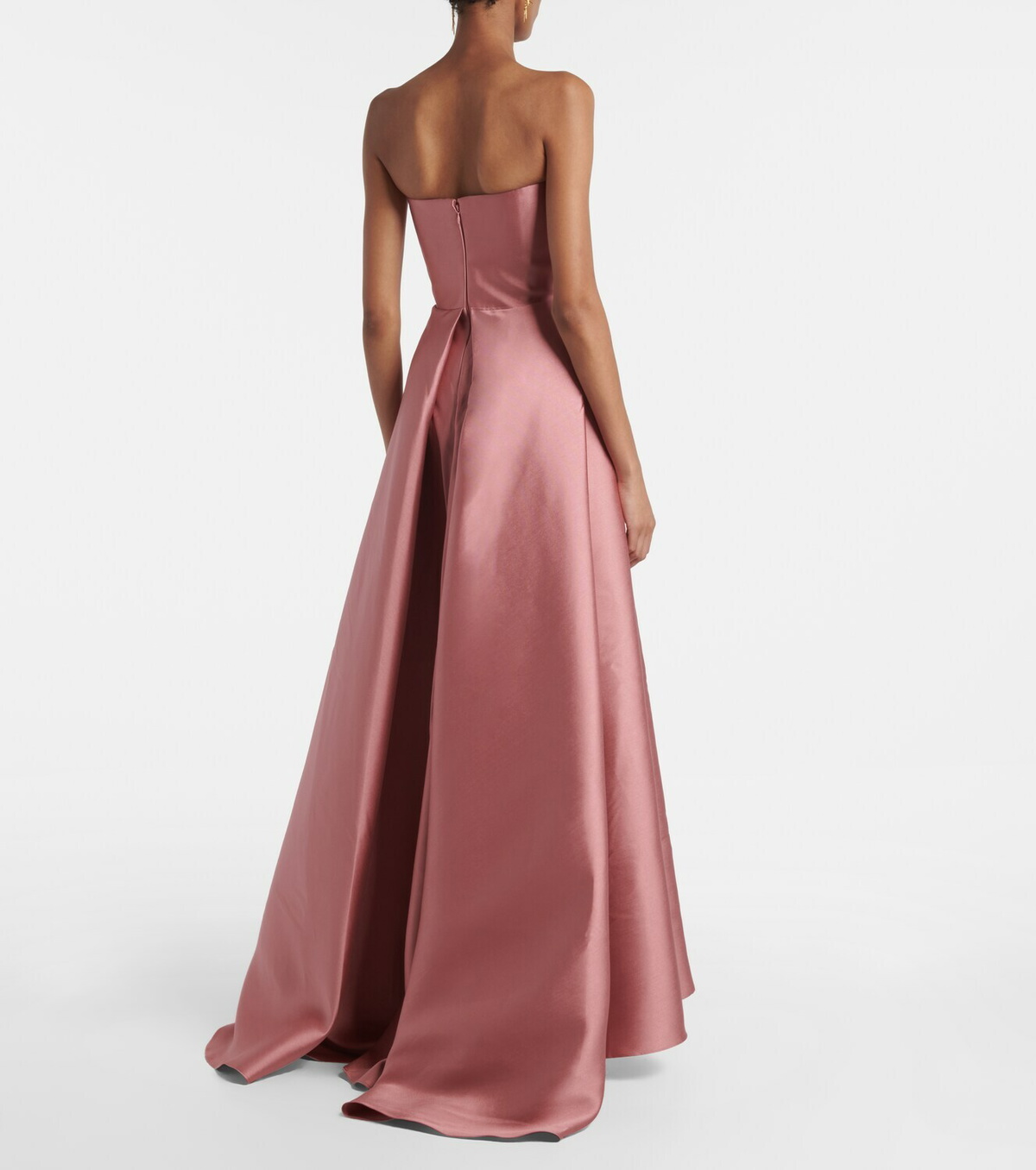 Solace London Strapless satin gown