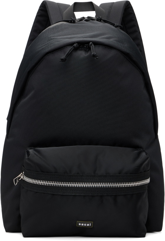 Photo: sacai Black Pocket Backpack