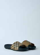 Burberry Check Dive Slides