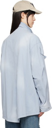 OPEN YY Blue Cargo Pocket Field Jacket