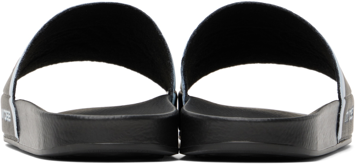 Martine Rose Black 'High On Hope' Pool Slides