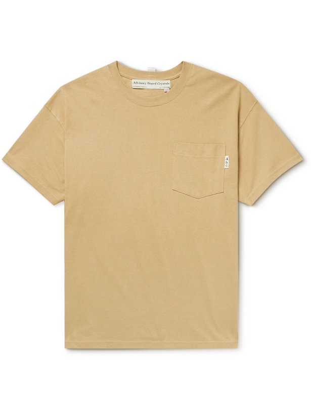 Photo: Abc. 123. - Webbing-Trimmed Cotton-Jersey T-Shirt - Neutrals