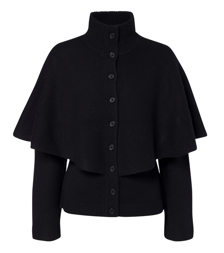 Photo: Vince Caped wool-blend cardigan