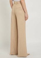 Veronica Beard Marbeau Wide-leg Trousers Khaki
