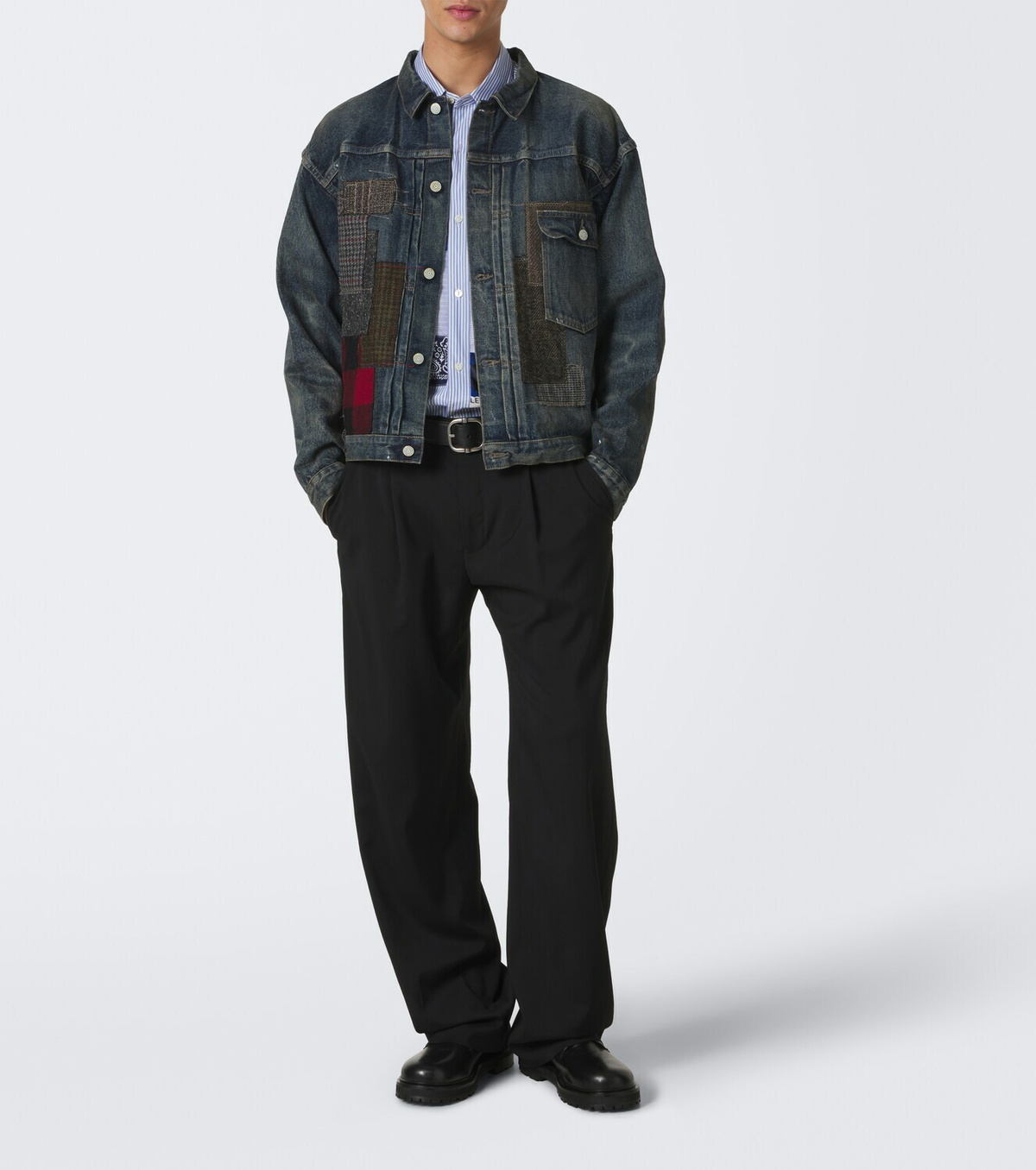 Junya Watanabe Patchwork denim jacket