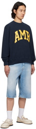 AMBUSH Navy 'AMB' Graphic Sweatshirt